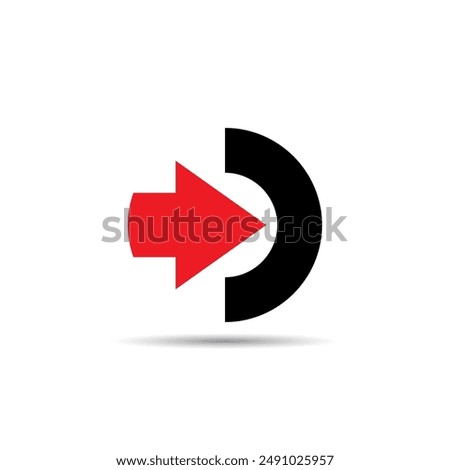 The logo combining the letter "O" and a forward arrow symbolizes progress and forward-thinking, ideal for tech, logistics, transportation, and consulting brands.