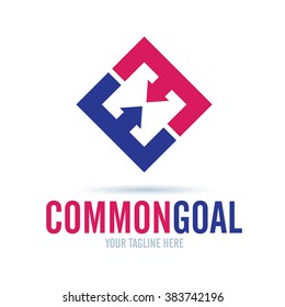 Logo Common Goal Icon Element Template Design Logos