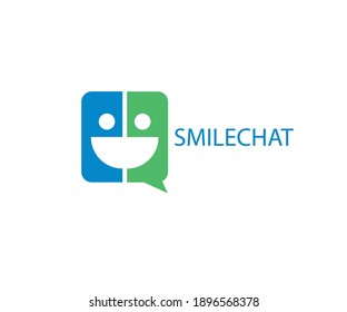 Logo For Communication Company With Face Smile