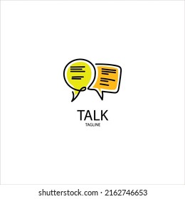 Logo With Communication Symbol, Two Way Talk