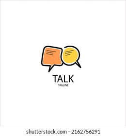 Logo With Communication Symbol, Two Way Talk