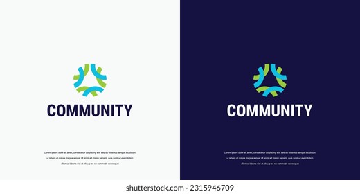 logo community, social group logo