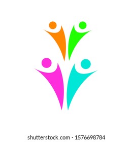 Logo Community Vector Illustration Design