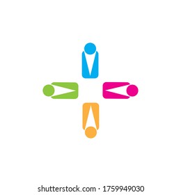 Logo-Community-Vektorgrafik-Design