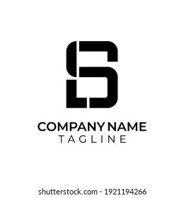 Logo Company Abstract Initial LS