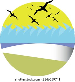 logo for company in beach 