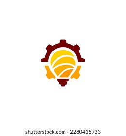 A logo for a company called light bulb