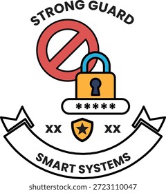 Logo de una empresa llamada Smart Systems. El logotipo presenta una llave y un letrero de no entrada