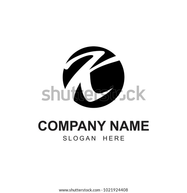 Logo Company Circle Design Stock Vector (Royalty Free) 1021924408 ...