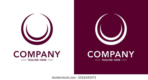 Un logo para una empresa con forma circular