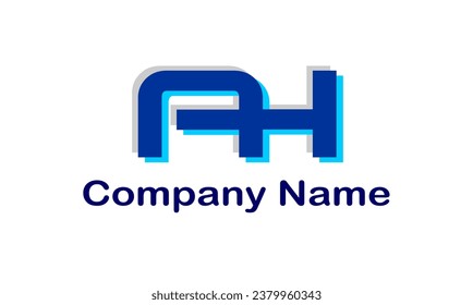 Logo for a company with the initials A and H