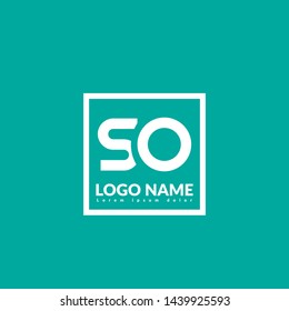 SO logo. SO company linked letter logo concept. Designed for your web site design, logo, app, UI.SO initial logo design