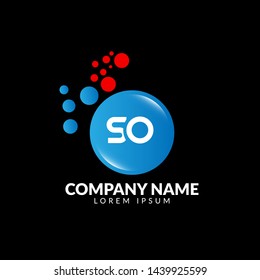 SO logo. SO company linked letter logo concept. Designed for your web site design, logo, app, UI.SO initial logo design