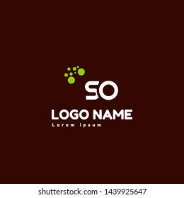 SO logo. SO company linked letter logo concept. Designed for your web site design, logo, app, UI.SO initial logo design