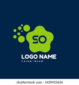 SO logo. SO company linked letter logo concept. Designed for your web site design, logo, app, UI.SO initial logo design