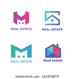 Logo for company, real estate and buildings