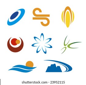 Logo company set