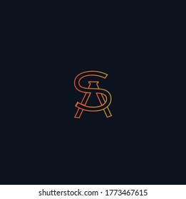 Einfaches Design der Logo-Firma, Sa-Logo-Design 