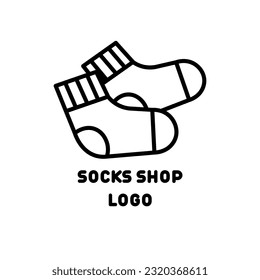 logo for company, socks simple logotype