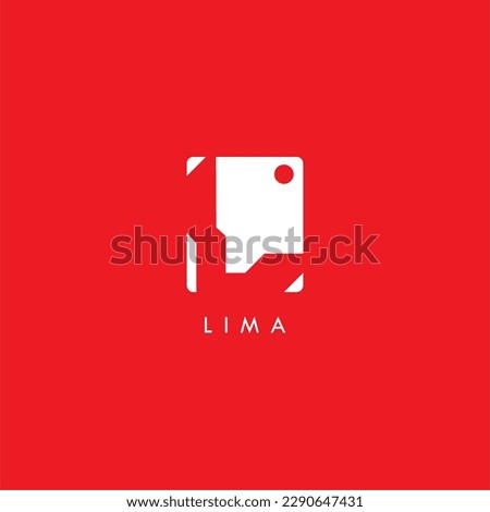 logo for a company in the Technology field alphabet logo L Photo stock © 