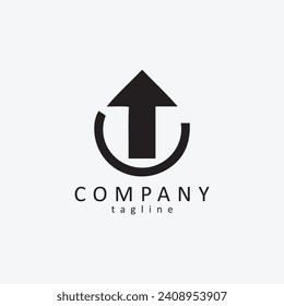 logo up for company. a logo that has a philosophy of continuing to rise.