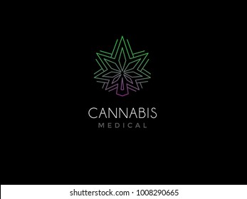 Logo for a company that produces cannabis derived medicine. 