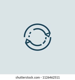 Logo concept of chat, blog, note, encyclopedia, online courses, outline art, webinar, communication, stationery, education. Sketch icon. Vector logotype design pen and paper.