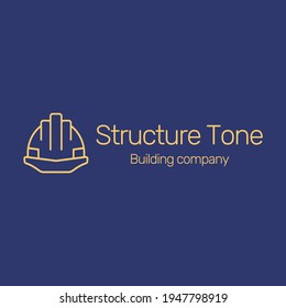 Concepto de logotipo para una empresa de construcción