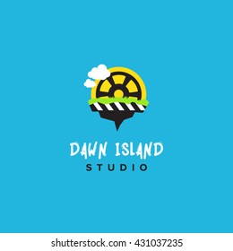 Logo concept "Dawn Island Studio"