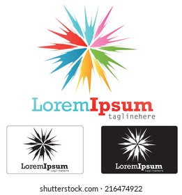  Logo concept easy to change the letter inside the logo to suite your needs.