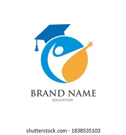 logo concept for education business, vector illustration
