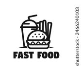 logo concept for fast food providers