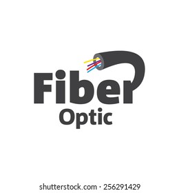 Logo concept "Fiber Optic"