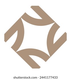 logo with the concept of four hidden goals