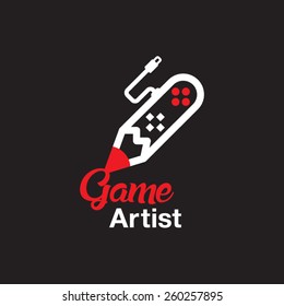 Logo concept "Game Artist"