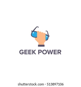 Logo concept "Geek Power"