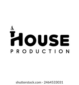logo concept for a house production company