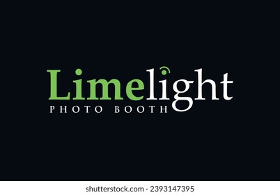 Logo concept lettering for photobooth