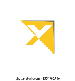 
logo with the concept of letters and arrows