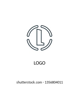 logo concept line icon. Simple element illustration. logo concept outline symbol design. Can be used for web and mobile UI/UX