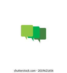 Logo para el concepto de mensajes, chat y comunicación