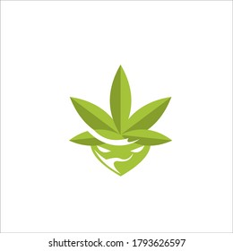 Concepto de logotipo para Ninja Hemp