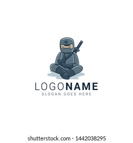 Logo concept for Ninja Hemp - CBD, Cannabis industry