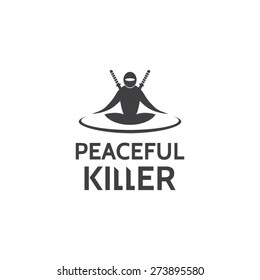 Logo concept "Peaceful Killer"