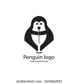 Logo concept for Penguin restaurants. authoritative and fun simple