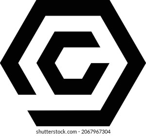 logo concept in pollygon shape