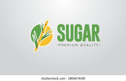 logo concept products based on sugar cane