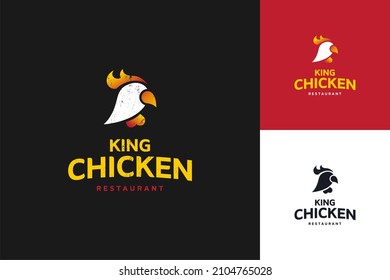 logo concept for roast chicken restaurant, Chicken logo template