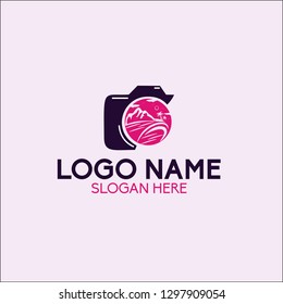 logo concept simple photography beach, Photography Logo Designs Template Vector, Photo Idea Logo Designs Vector - Vector 