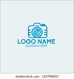 logo concept simple photography beach, Photography Logo Designs Template Vector, Photo Idea Logo Designs Vector - Vector 